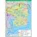 MAPA GEOGRAFIA ROMANIEI - 6 PLANSE A3 PLIATE PLASTIFIATE